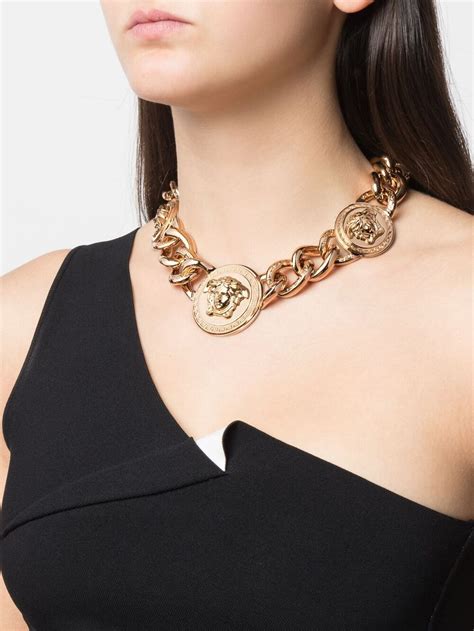 versace gold schmuck 585|versace necklace.